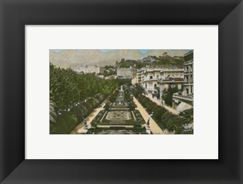Framed Cote d&#39;Azur V Print