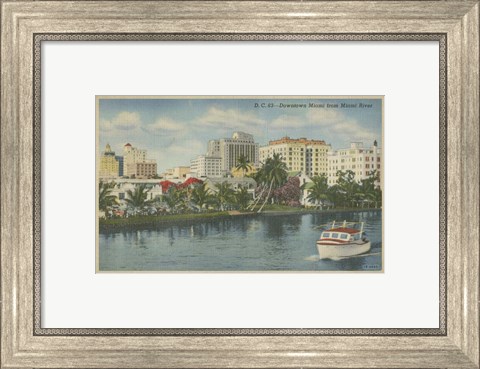 Framed Miami Beach VIII Print