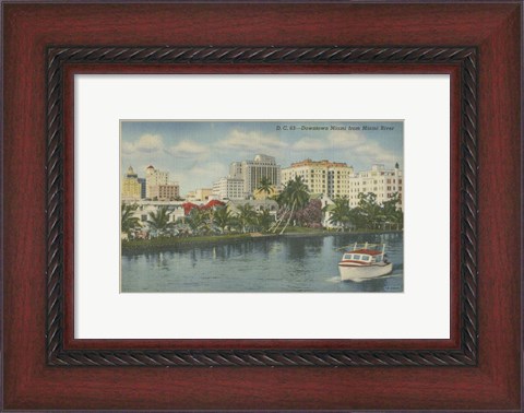 Framed Miami Beach VIII Print