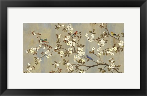 Framed Conversation (Birds, Blossoms and Branches) Print