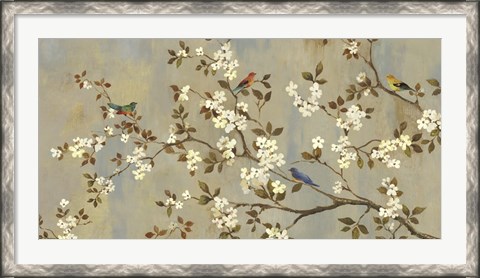 Framed Conversation (Birds, Blossoms and Branches) Print