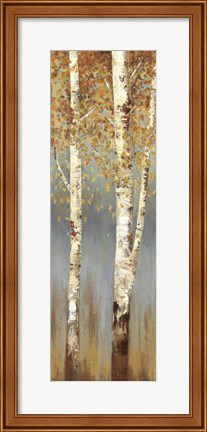 Framed Butterscotch Birch Trees II Print