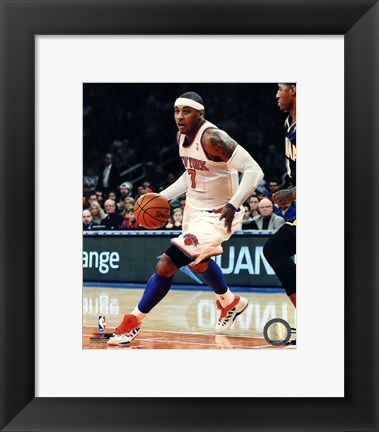 Framed Carmelo Anthony 2012-13 basketball Action Print