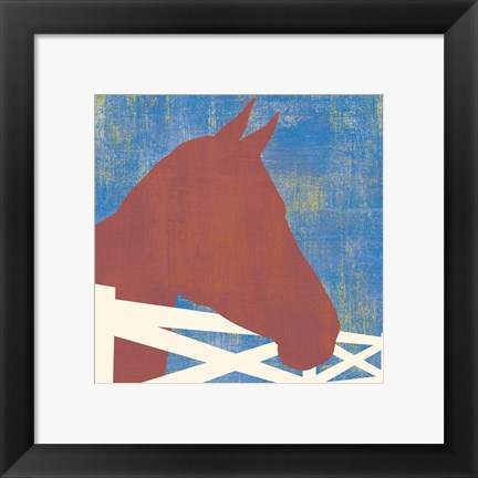 Framed Horse Print