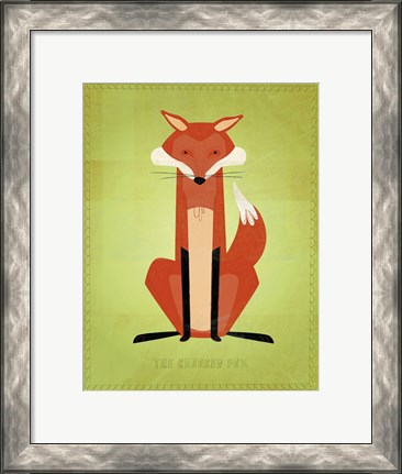 Framed Crooked Fox Print