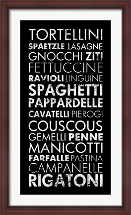 Framed Pasta II Print