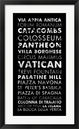 Framed Rome II Print