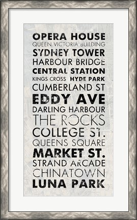 Framed Sydney I Print