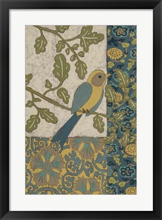 Framed Avian Ornament I Print