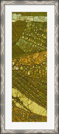 Framed Vineyard Batik II Print