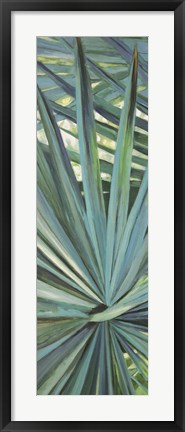 Framed Fan Palm I Print