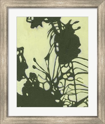 Framed Exotic Silhouette I Print