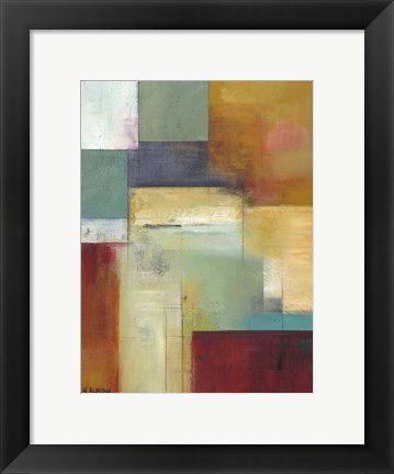 Framed Abstract Green Print