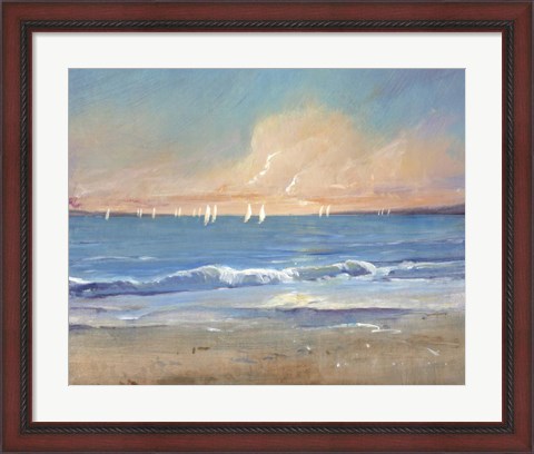 Framed Sailing Breeze I Print