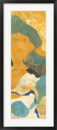 Framed Mountain Shapes II Print