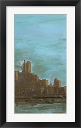 Framed Manhattan Triptych III Print