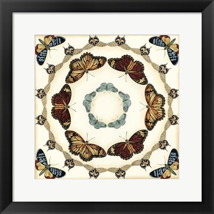 Framed Butterfly Collector II Print