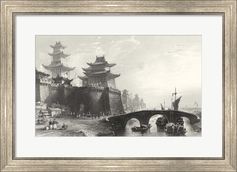 Framed Western Gate, Peking Print