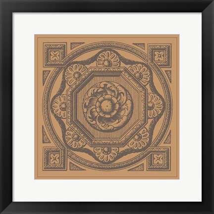 Framed Terra Cotta Tile I Print