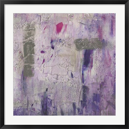 Framed Dusty Violet II Print