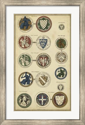 Framed Imperial Crest I Print