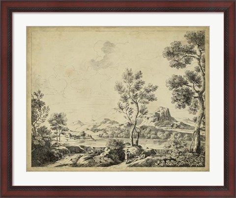 Framed Classical Landscape II Print