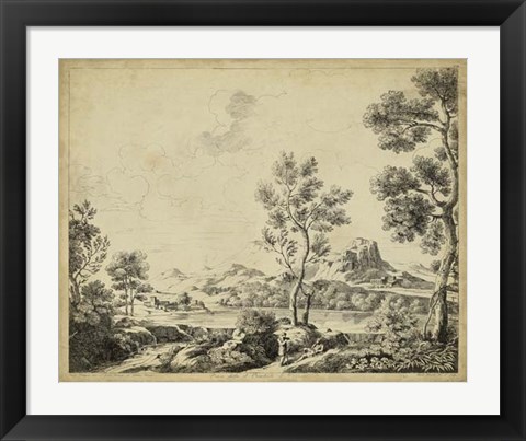 Framed Classical Landscape II Print
