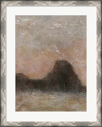 Framed Misty Morning Mesa I Print