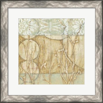 Framed Small Willow and Lace II Print