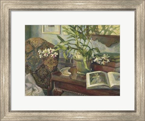 Framed Evie&#39;s Orchid Print