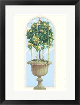 Framed Roses &amp; Obelisk Print