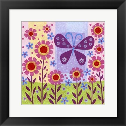 Framed Butterfly Meadow Print