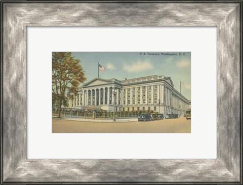 Framed Treasury Building, Washington, D.C. Print