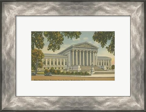 Framed Supreme Court Building, Wash, D.C. Print