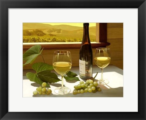 Framed Wine Country - Los Olivos Print
