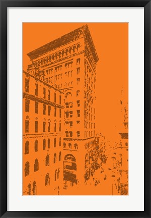 Framed Chicago 1920s Print