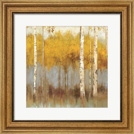 Framed Golden Grove I Print