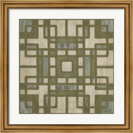 Framed Deco Tile II Print