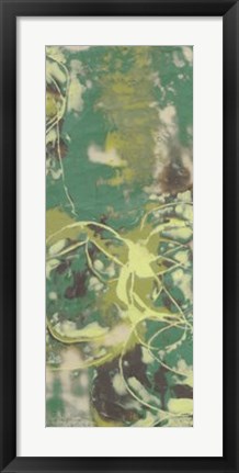 Framed Entwined Emerald III Print