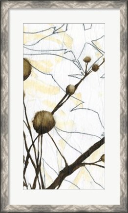 Framed Willow Blooms I Print