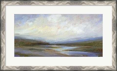 Framed Distant Mountains Print