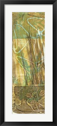 Framed Wheat Grass I Print
