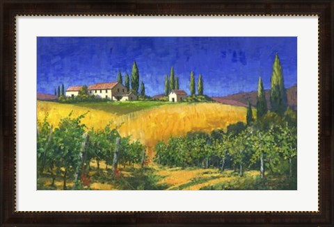 Framed Tuscan Evening Print