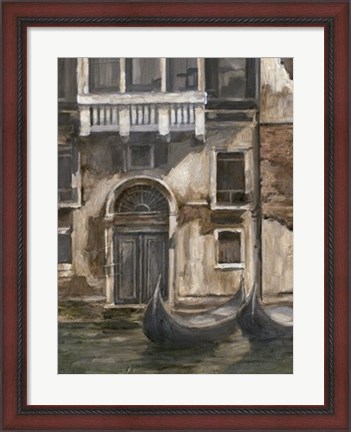 Framed Venetian Facade I Print
