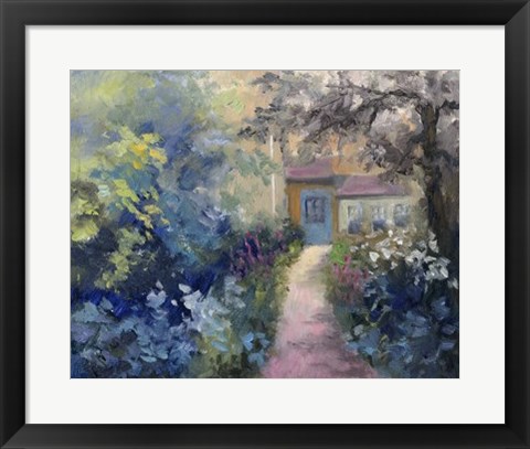 Framed Cotswold Cottage VI Print