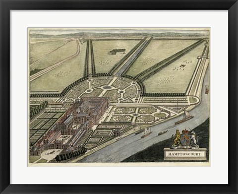 Framed Hampton Court Print