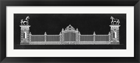 Framed Graphic Palace Gate II Print