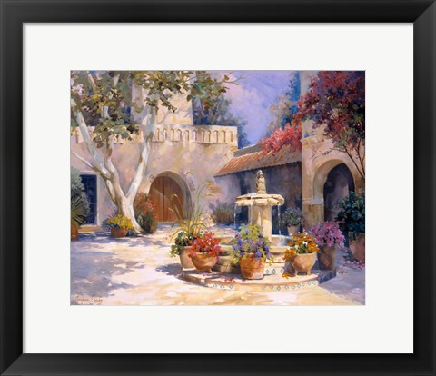 Framed La Fuente Print