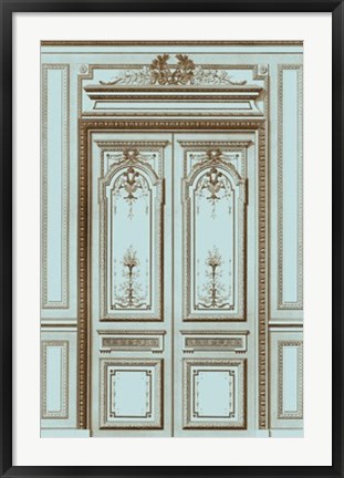 Framed French Salon Doors I Print