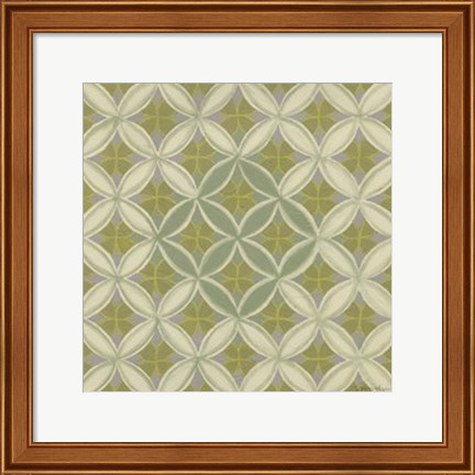 Framed Fleur de Vie Tile IV Print